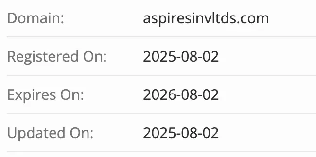 домен Aspire
