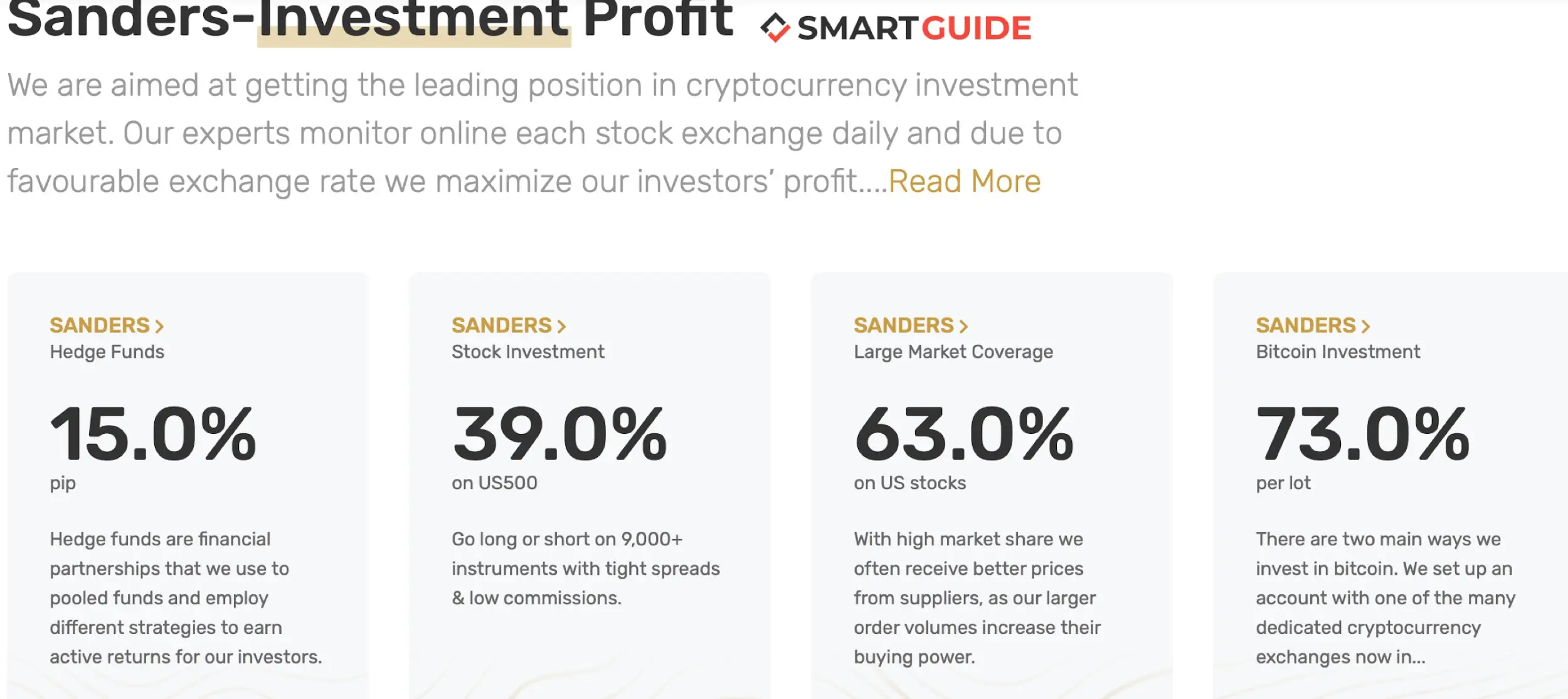 Sanders Investment Sanders Investment