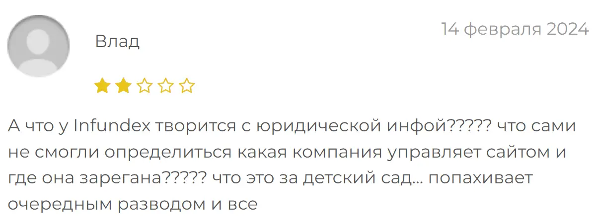 infundex-zhaloba-kliyenta Infundex жалоба клиента