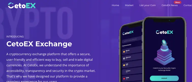 обзор CetoEX Exchange