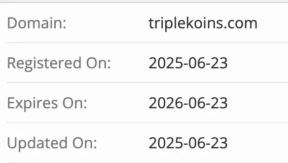 Triplekoins домен домен Triplekoins