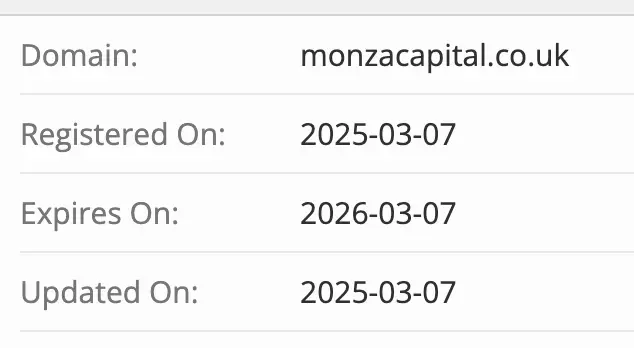 домен Monza Capital