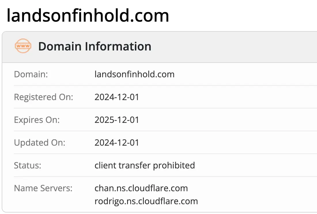 домен Landson Financial Holding S.A. Landson Financial Holding S.A. домен