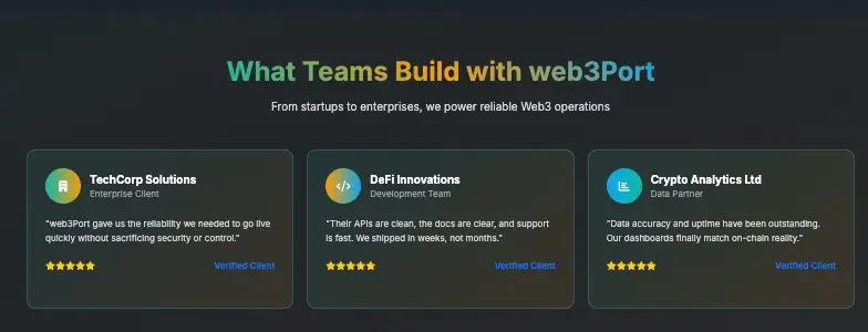 Web3Port инфо о сайте обзор на Web3Port