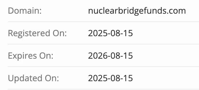 NuclearBridgeFunds домен домен NuclearBridgeFunds