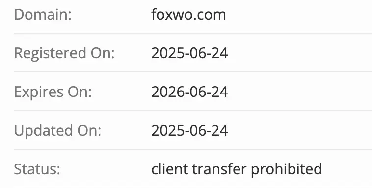 домен FOXWO