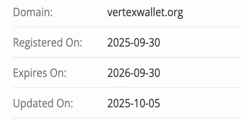 домен Vertex Wallet