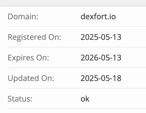 домен Dexfort