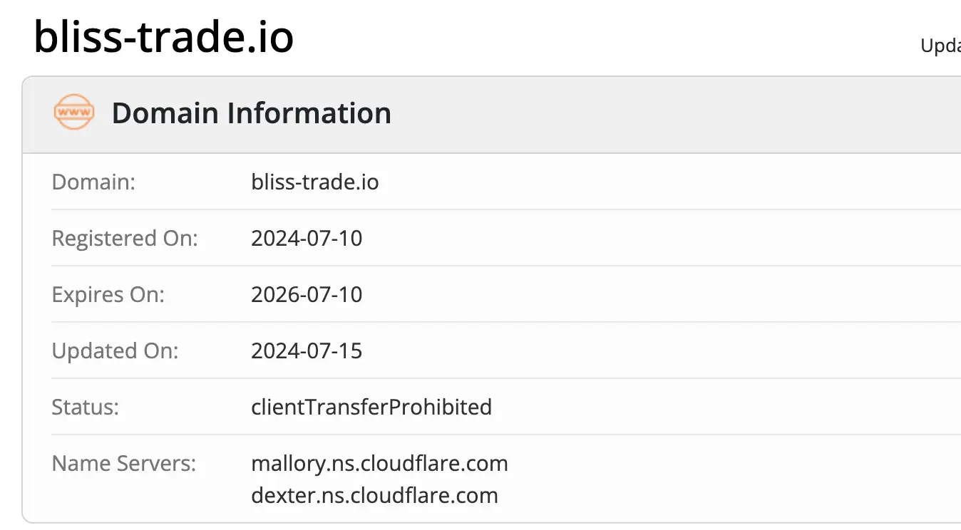 домен BlissTrade BlissTrade домен