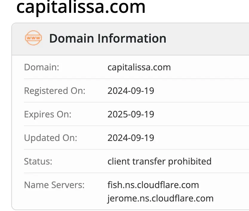 домен Capitalis Sa Capitalis Sa домен