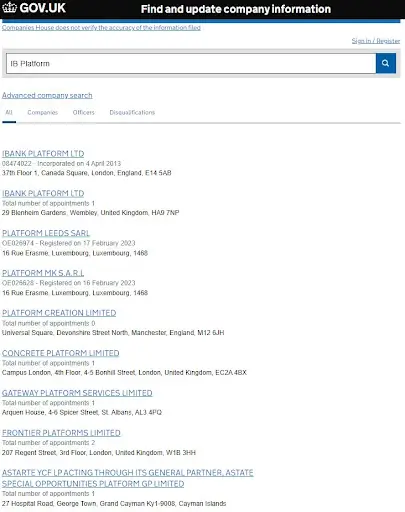 Брокер IB Platform (ИБ Платформ) Брокер IB Platform (ИБ Платформ)