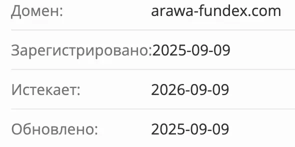 Arawa Fundex домен домен Arawa Fundex