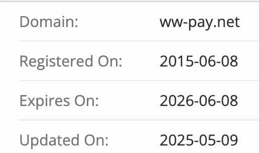 WW-Pay домен домен WW-Pay