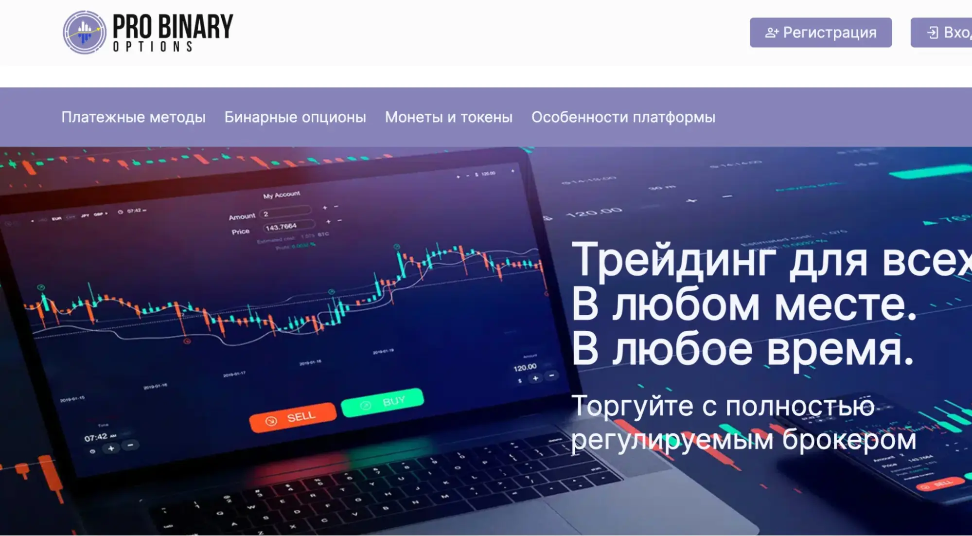 ProBinaryOptions обзор