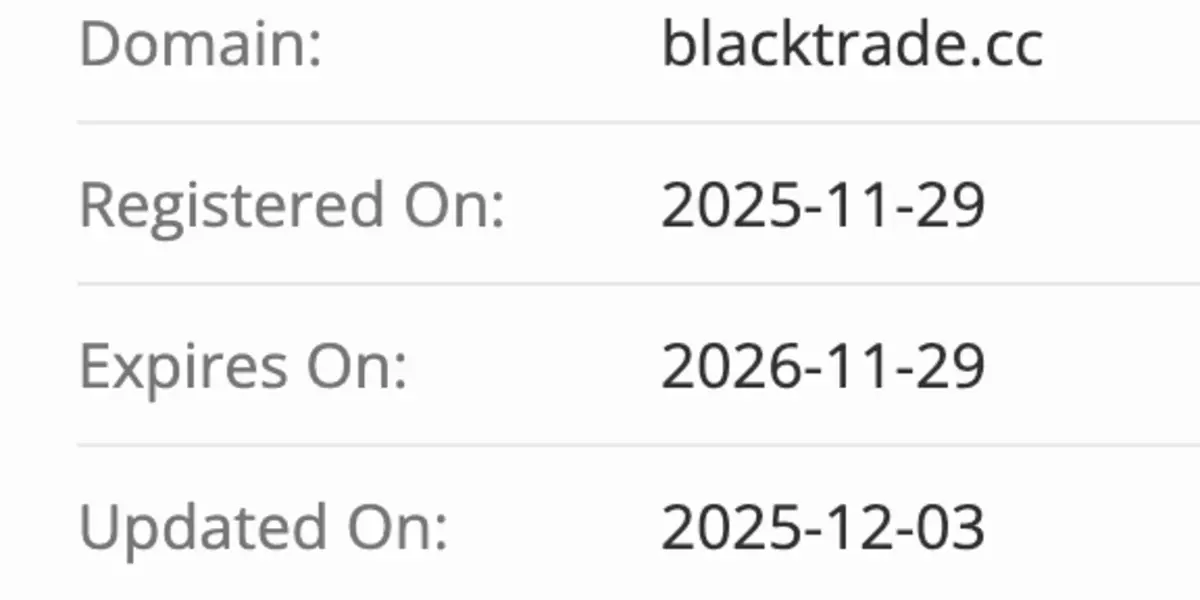 BlackTrade домен домен BlackTrade
